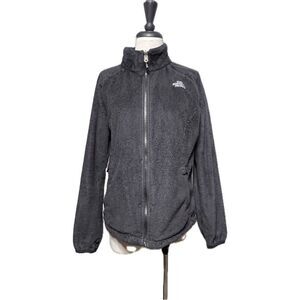 The North Face Women's Black Fleece Full Zip Jacket Size Large